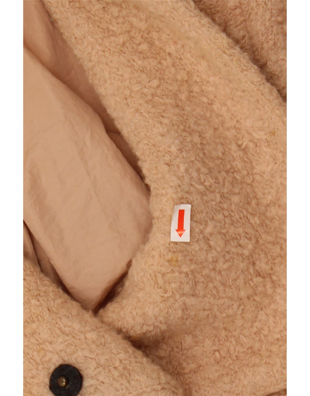 Женское двубортное пальто ZARA Trafaluc UK 14, средний бежевый