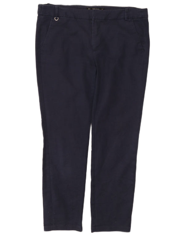 Женские брюки-чиносы Zara EU 40 Medium W30 L26 Темно-синие