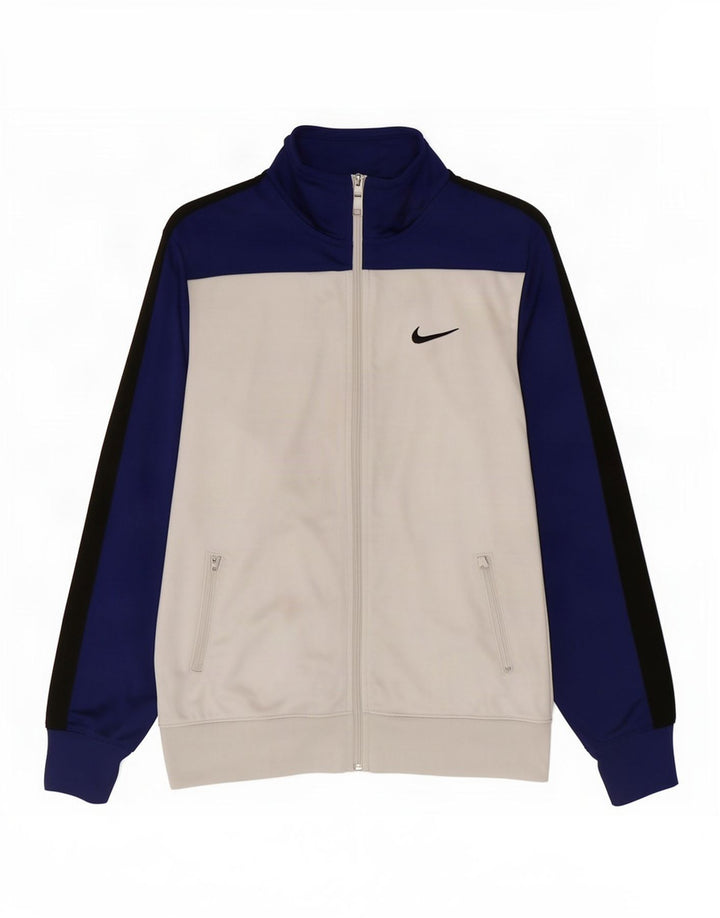 Женский спортивный костюм Nike UK 18 XL, белый полиэстер с цветными блоками