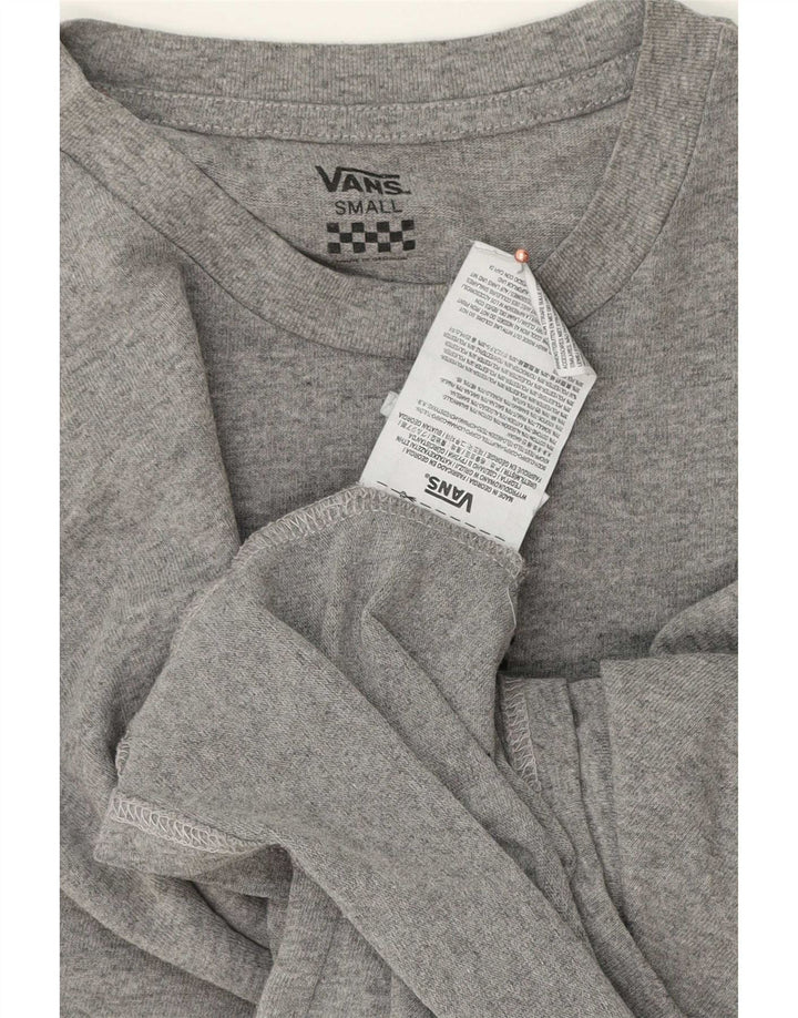 Мужская футболка Vans, маленький серый хлопок с крапинками
