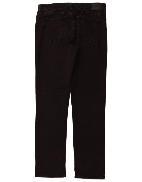 Женские прямые джинсы LEVI'S 314 W32 L32, черный хлопок