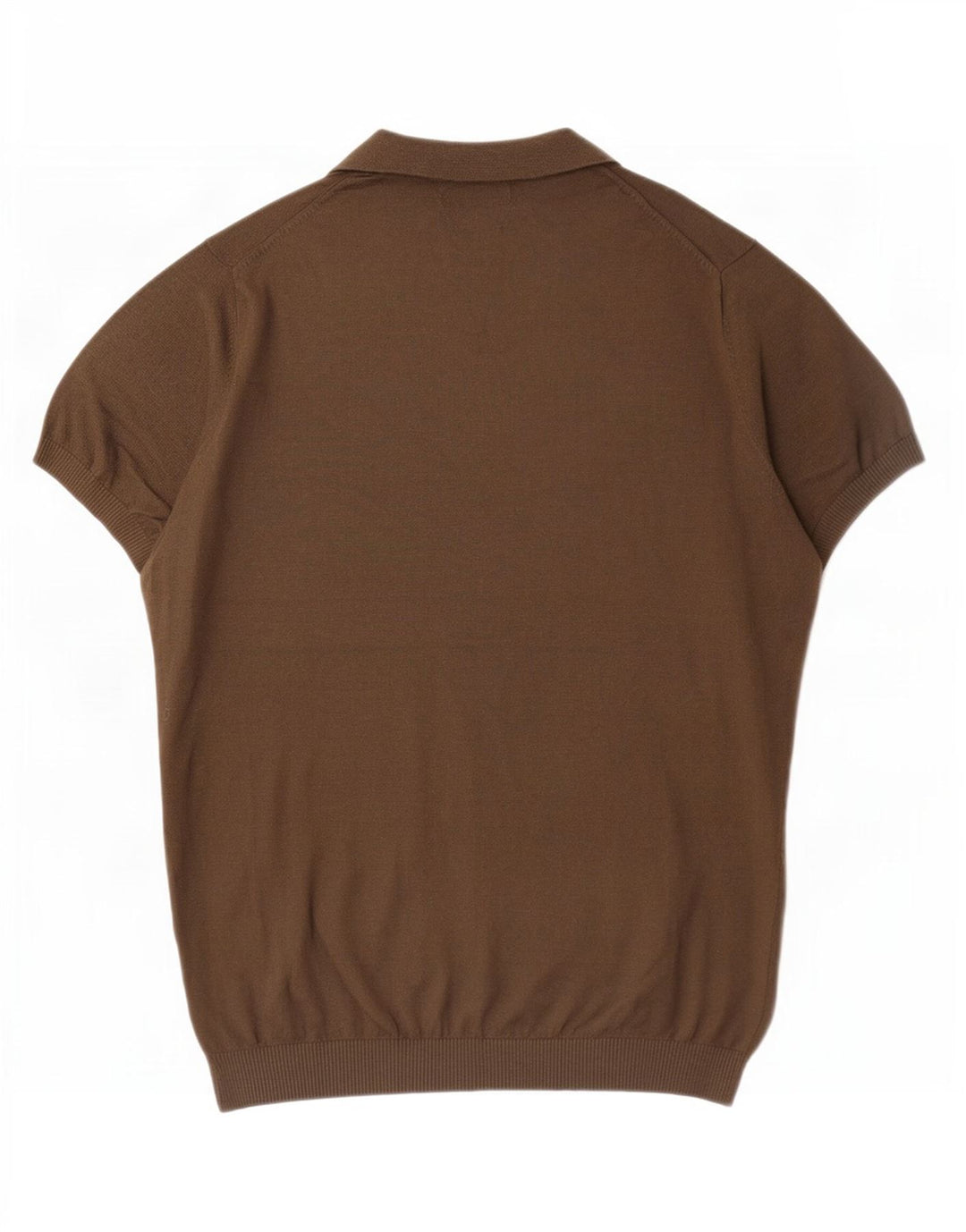 Мужская рубашка-поло Massimo Dutti из хлопка среднего цвета хаки