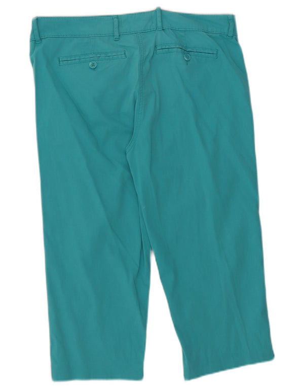 Женские капри Marks & Spencer UK 10, маленькие W32 L18, бирюзовые