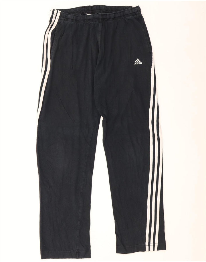 Мужские спортивные брюки Adidas XL, черные хлопковые комиксы