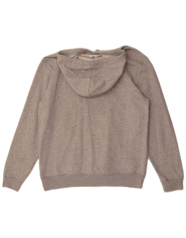 Gap Mens Graphic Hoodie Jumper Medium Grey Cotton