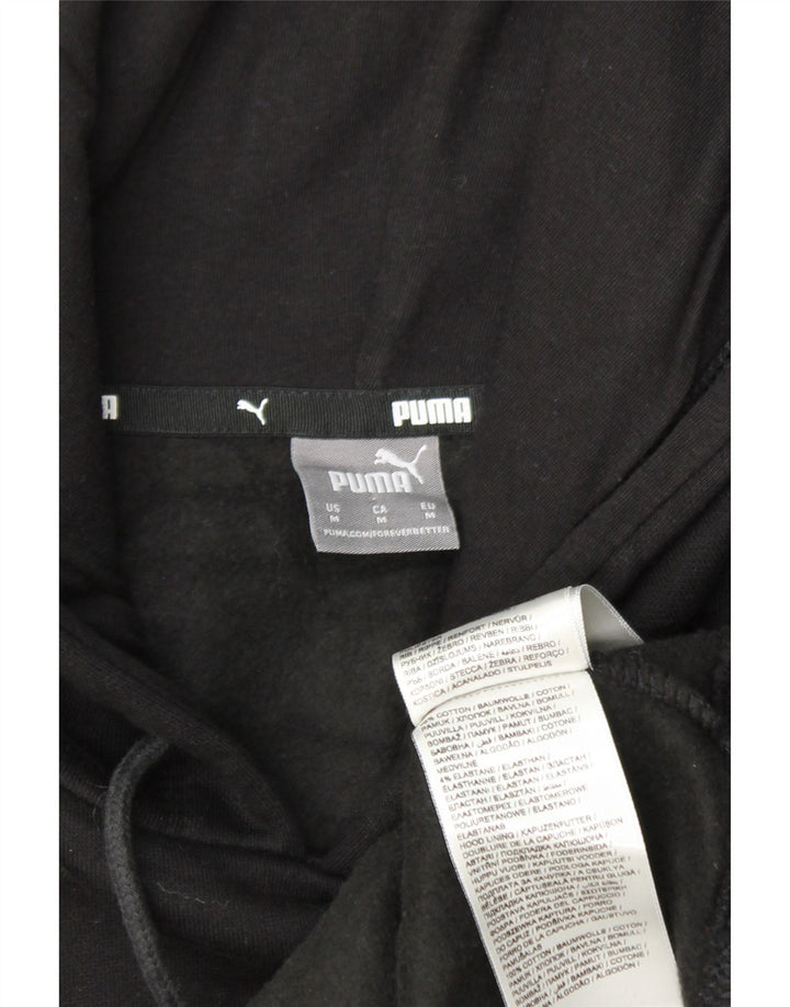 Женский джемпер с капюшоном PUMA UK 14, средний черный, хлопок