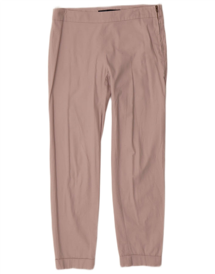 Женские прямые повседневные брюки Zara Medium W30 L27, розовые