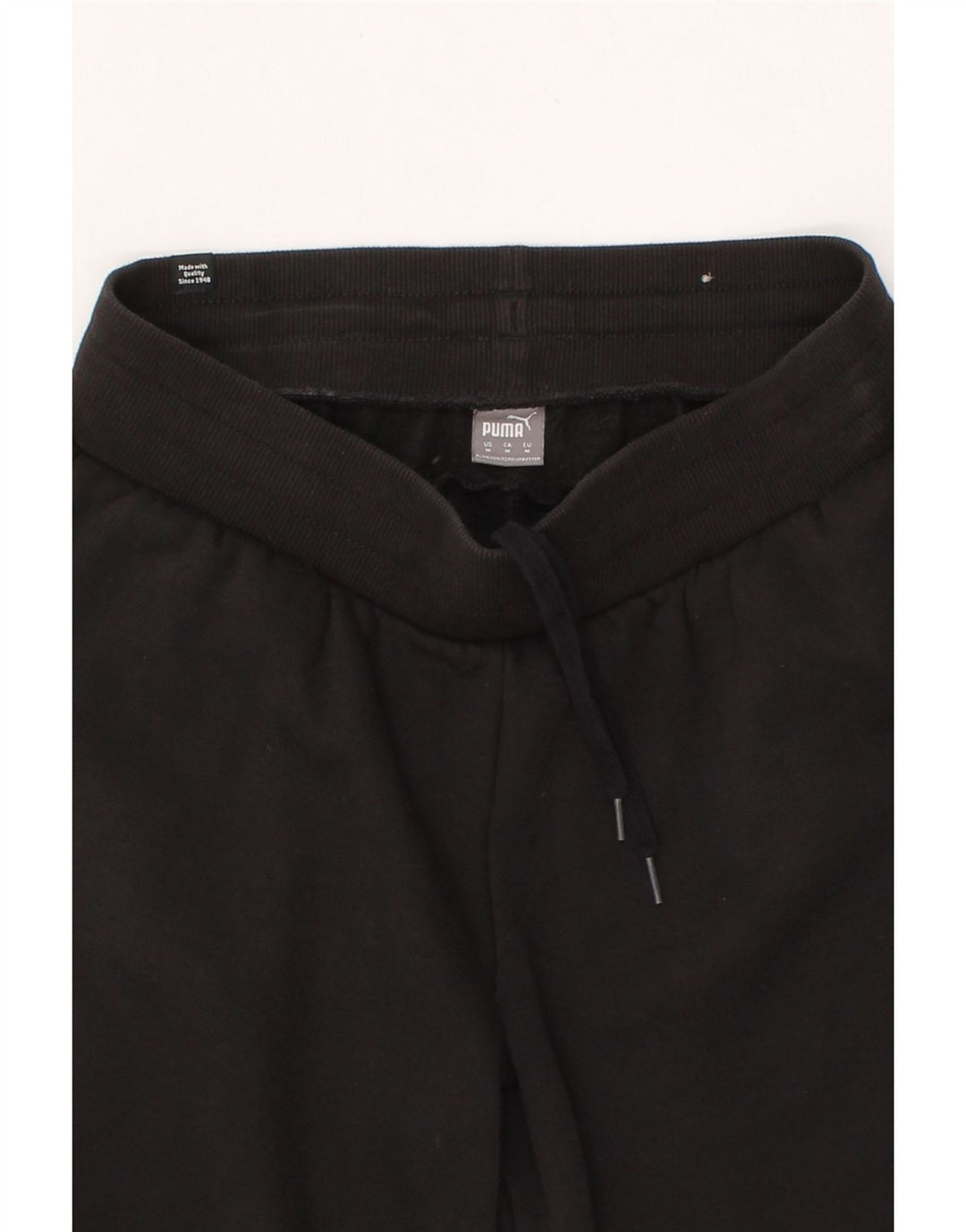 PUMA Mens Tracksuit Trousers Joggers Medium Black Cotton Vintage Puma and Second-Hand Puma from Messina Hembry 