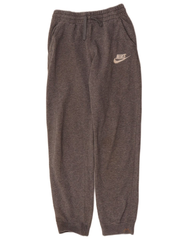 Спортивные брюки Nike для мальчиков, джоггеры, 13–14 лет, XL, серый хлопок с крапинками