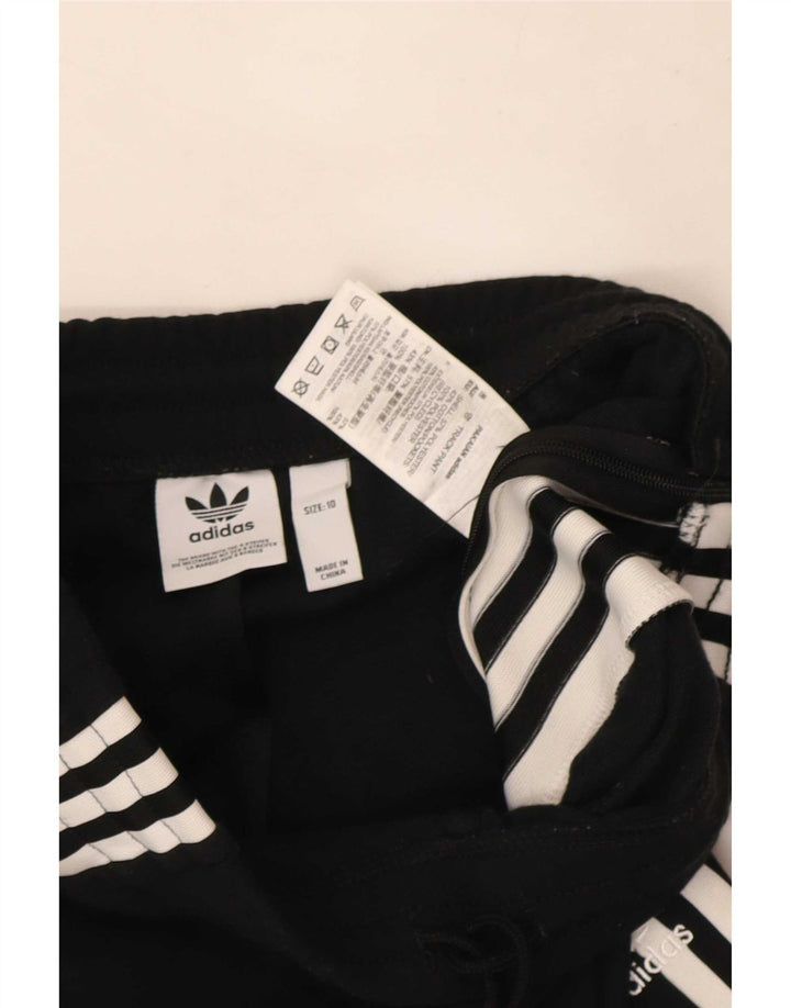 Женские леггинсы Adidas UK 10, маленькие черные из полиэстера