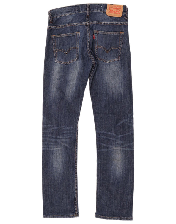 Джинсы Levi's 511 Slim для мальчиков 13-14 лет W28 L30, синий хлопок
