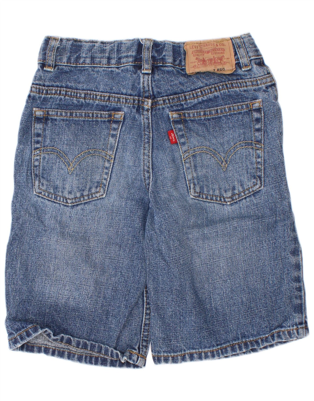 Джинсовые шорты Levi's для мальчиков 6-7 лет W24 Blue Ramie