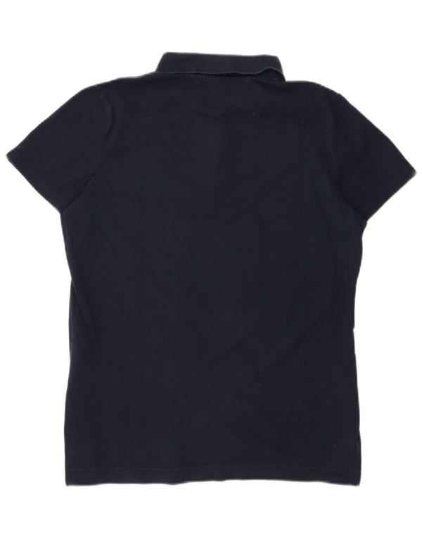 Женская рубашка-поло классического кроя Tommy Hilfiger UK 18 XL, темно-синяя, хлопок