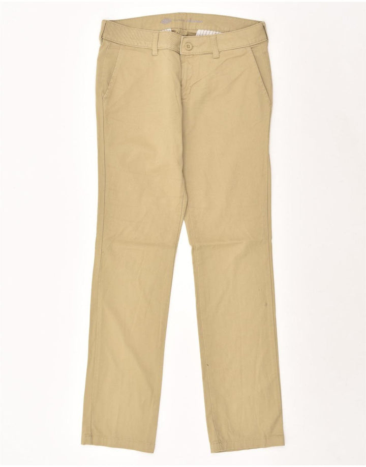 DICKIES Womens Slim Chino Trousers US 6 Medium W30 L31 Beige Cotton | Vintage Dickies | Thrift | Second-Hand Dickies | Used Clothing | Messina Hembry 
