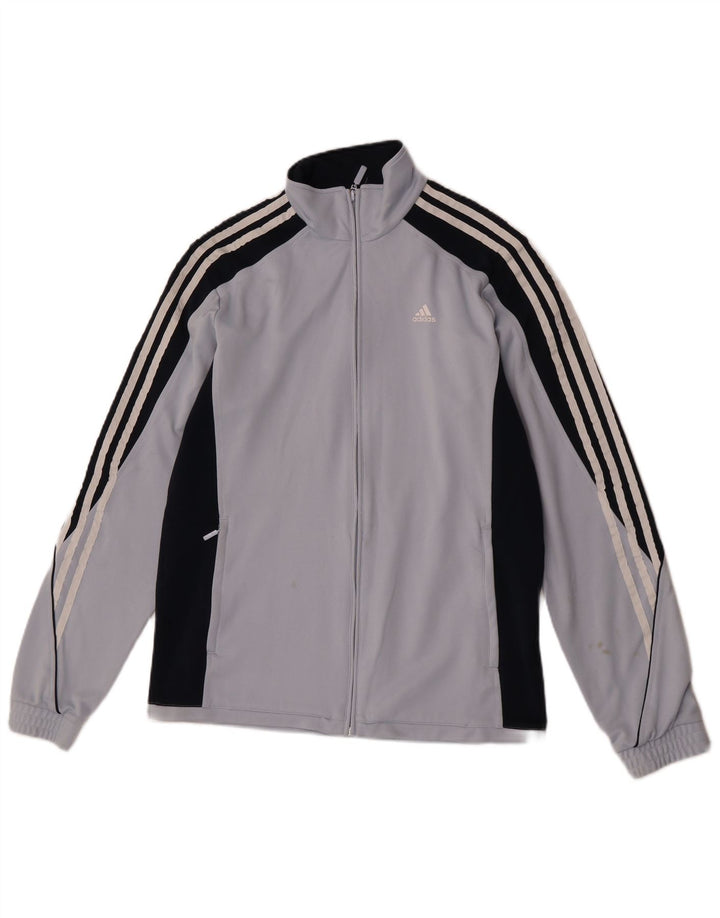 Мужской спортивный костюм Adidas Top Jacket UK 40/42 Средне-серый полиэстер с цветными блоками