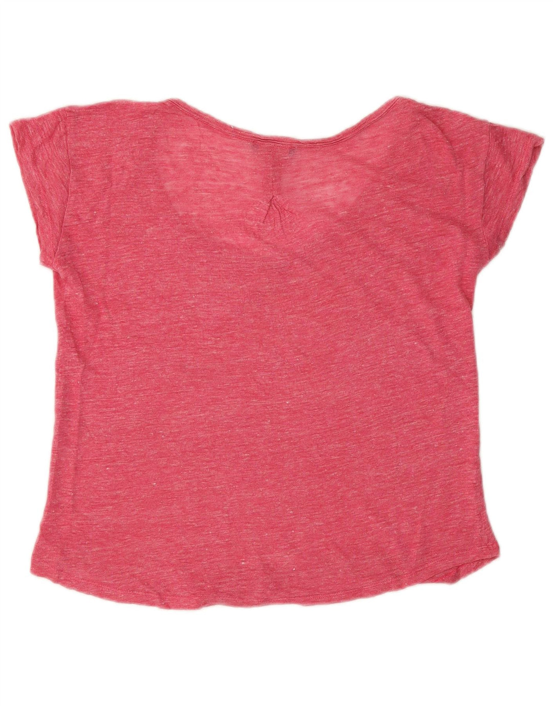Женская футболка Massimo Dutti Top UK 14 Medium Pink в крапинку