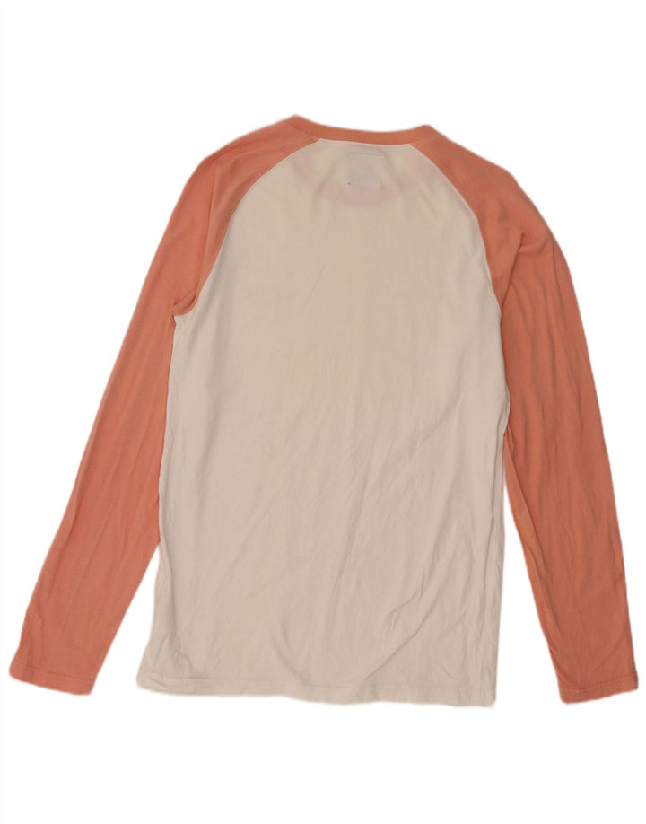 Мужской топ Dickies с длинным рукавом, маленький белый, хлопок с цветными блоками