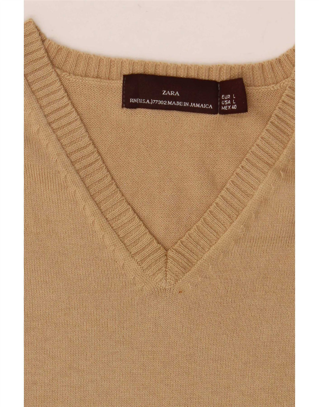 Мужская майка-майка Zara, большая, бежевая