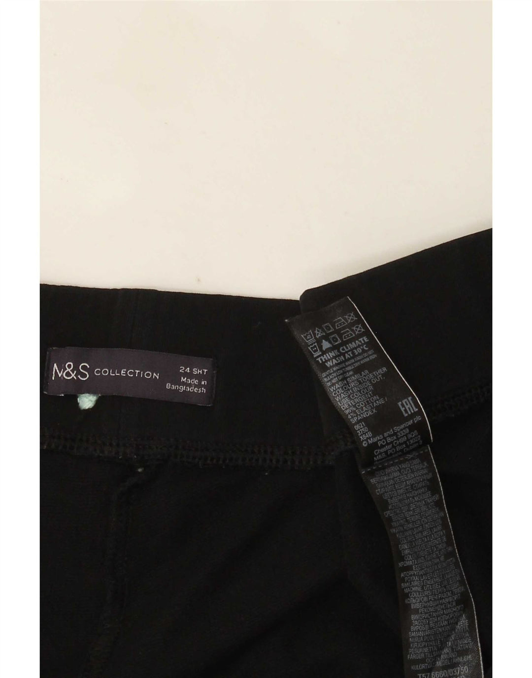 Женские леггинсы Zara UK 24 4XL, черные, хлопковые