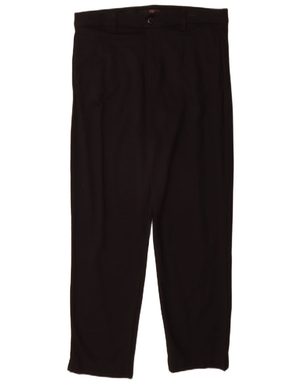 Женские зауженные брюки-чинос Lee с высокой талией США 14, большие W32 L30, черные