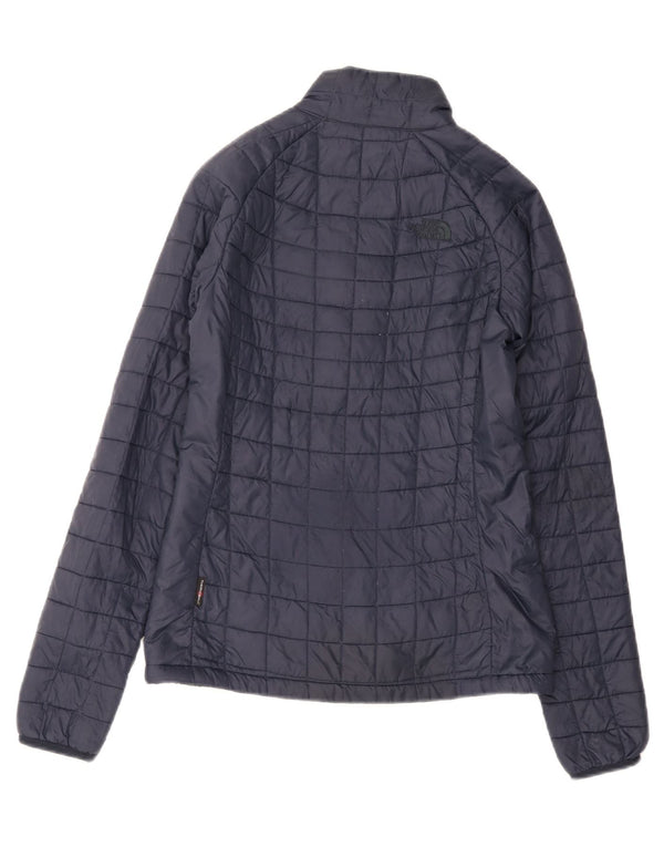 Женская стеганая куртка The North Face UK 10, маленький размер, темно-синий, нейлон