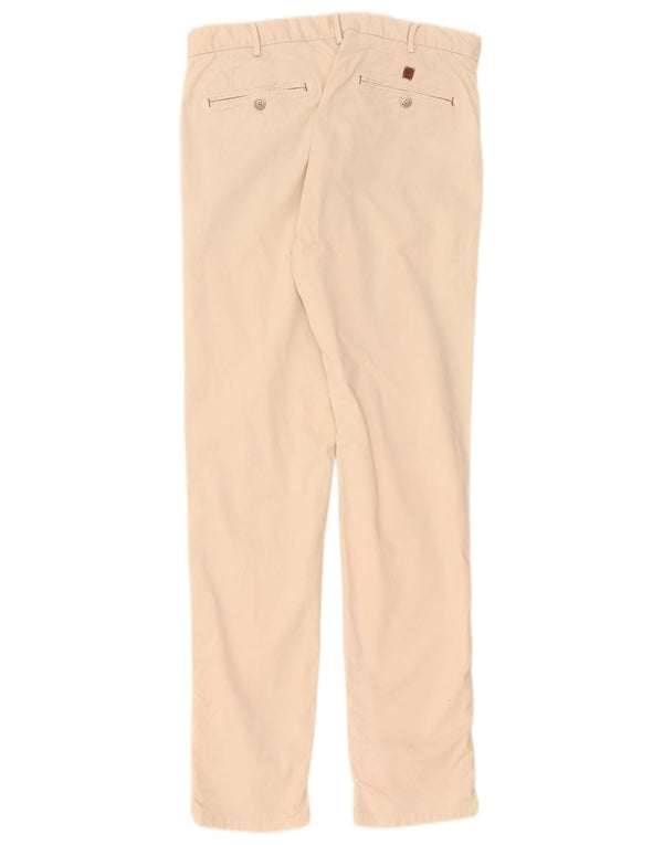 Мужские брюки-чиносы Massimo Dutti Slim Fit EU 42, большие W32 L34, бежевый хлопок