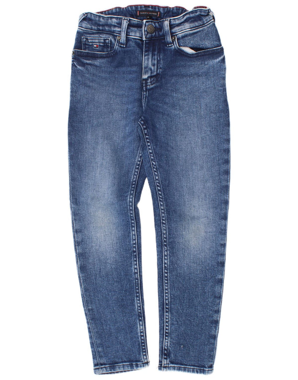 Джинсы Tommy Hilfiger Slim для мальчиков 7–8 лет W24 L23, синий хлопок