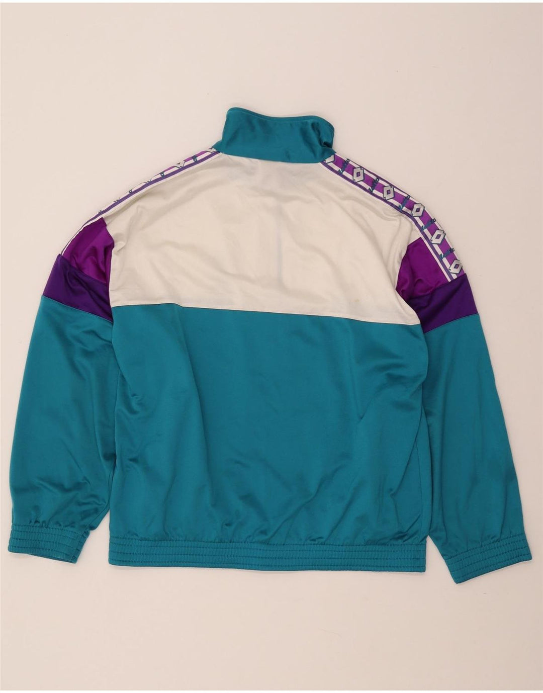 LOTTO Мужской спортивный костюм с графическим рисунком, верхняя куртка, большая синяя цветная блокировка