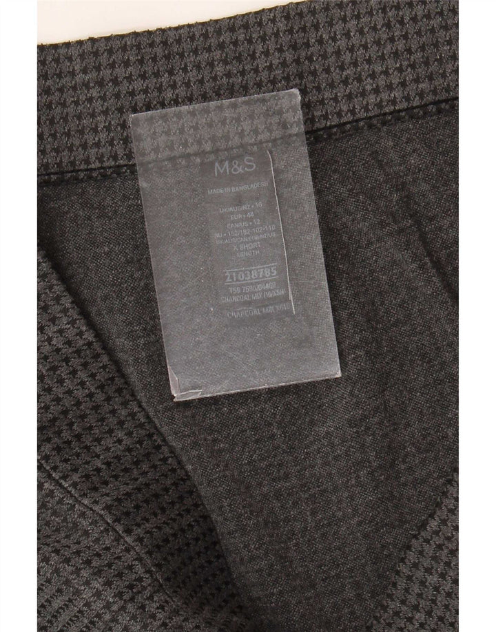 Женские укороченные брюки Marks & Spencer UK 16, большие W34 L23, серые