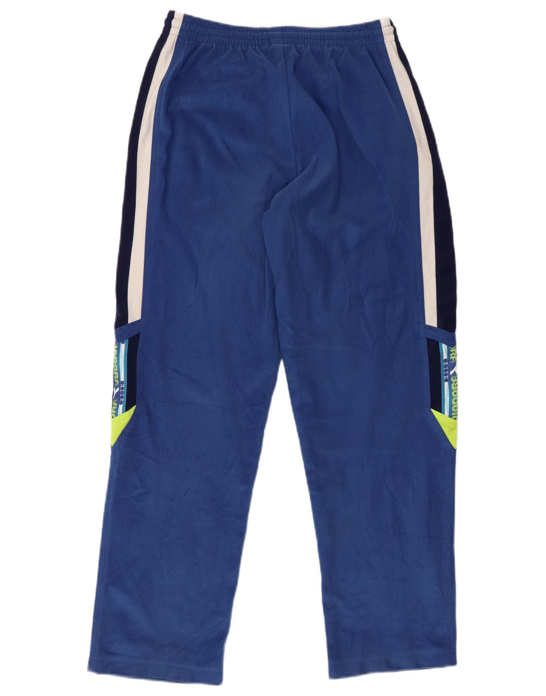 DIADORA Boys Graphic Full Tracksuit 13-14 Years 2XL Blue Colourblock