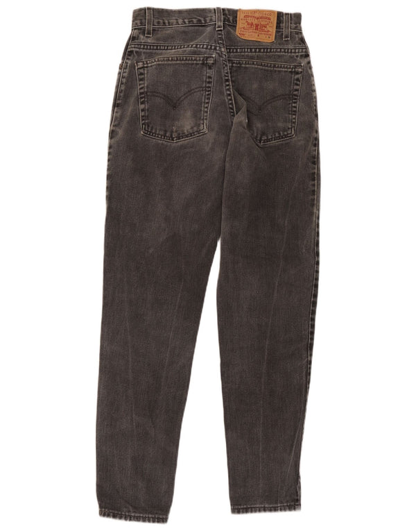 Женские зауженные джинсы Levi's 550 с высокой талией, США 8, средние W26 L30, серые