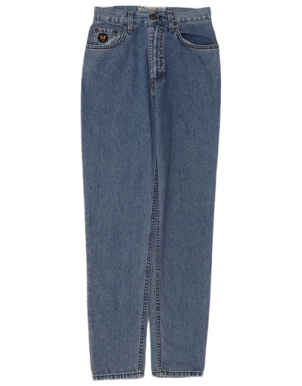 Женские узкие джинсы с высокой талией Avirex W28 L30, синий хлопок