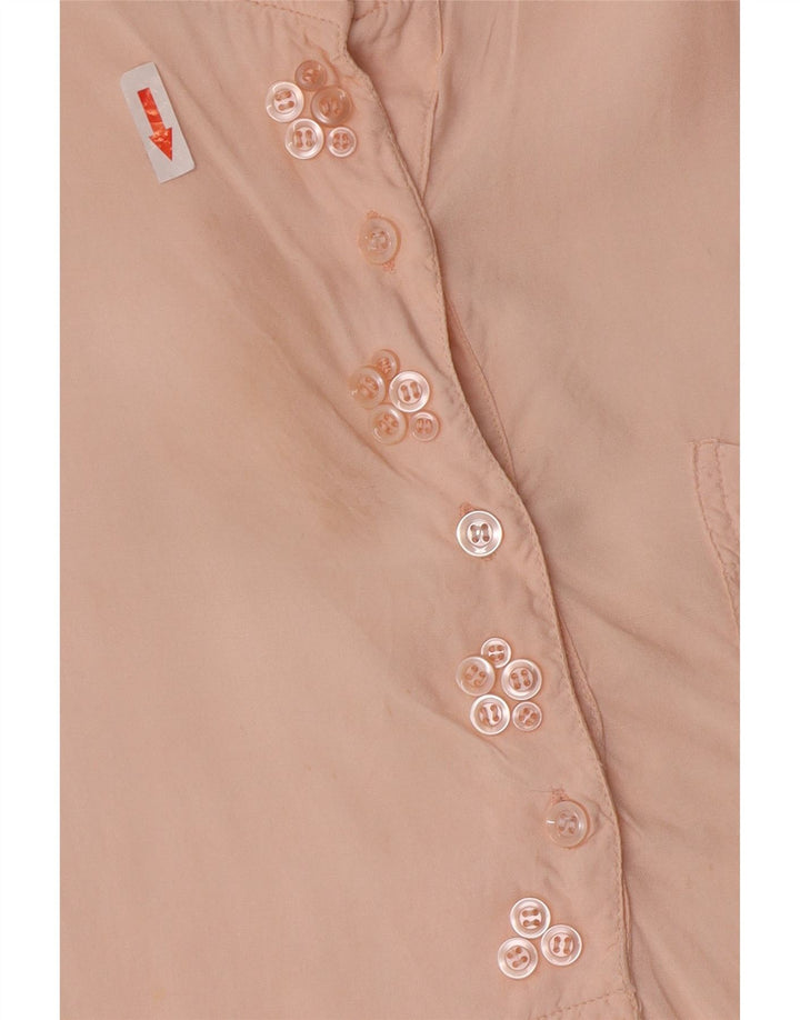 Женская блузка Temptation Top UK 16, большая розовая вискоза