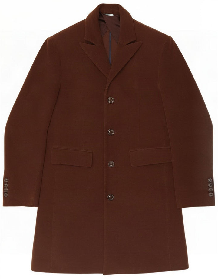 Guess Мужское пальто UK 38 Средне-коричневый хлопок