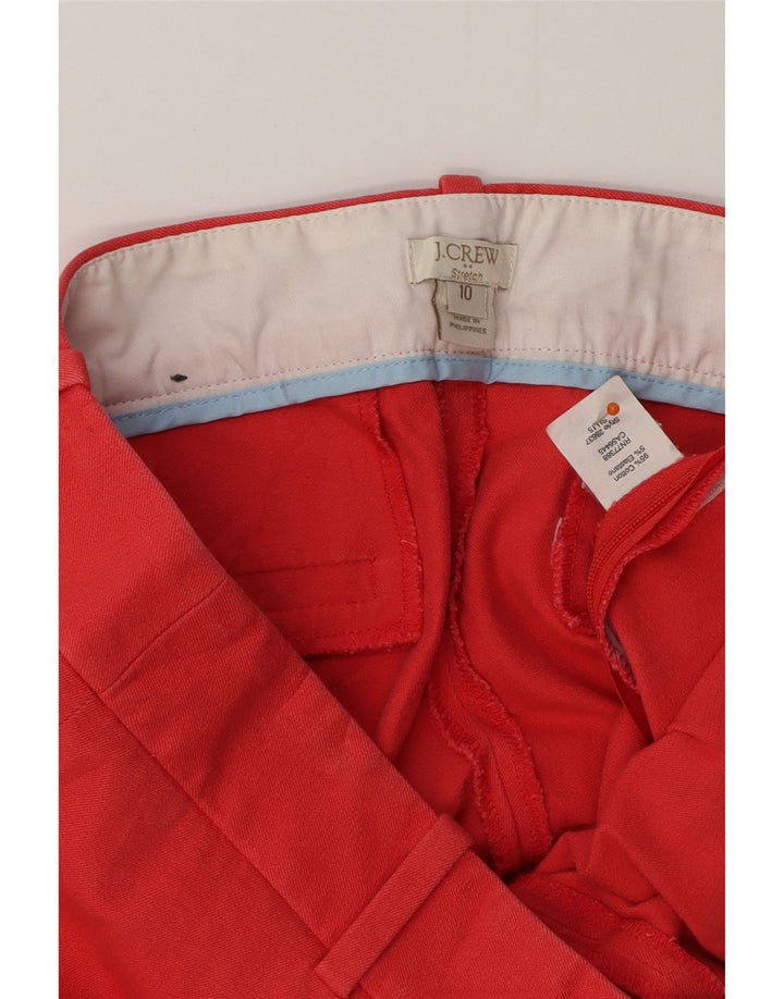 Женские узкие укороченные брюки J. CREW, размер США 10, большие W32 L25, красные