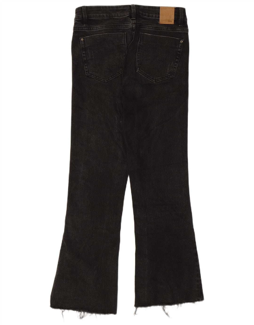 Женские укороченные джинсы Zara Bootcut EU 34 2XS W24 L25 Серые