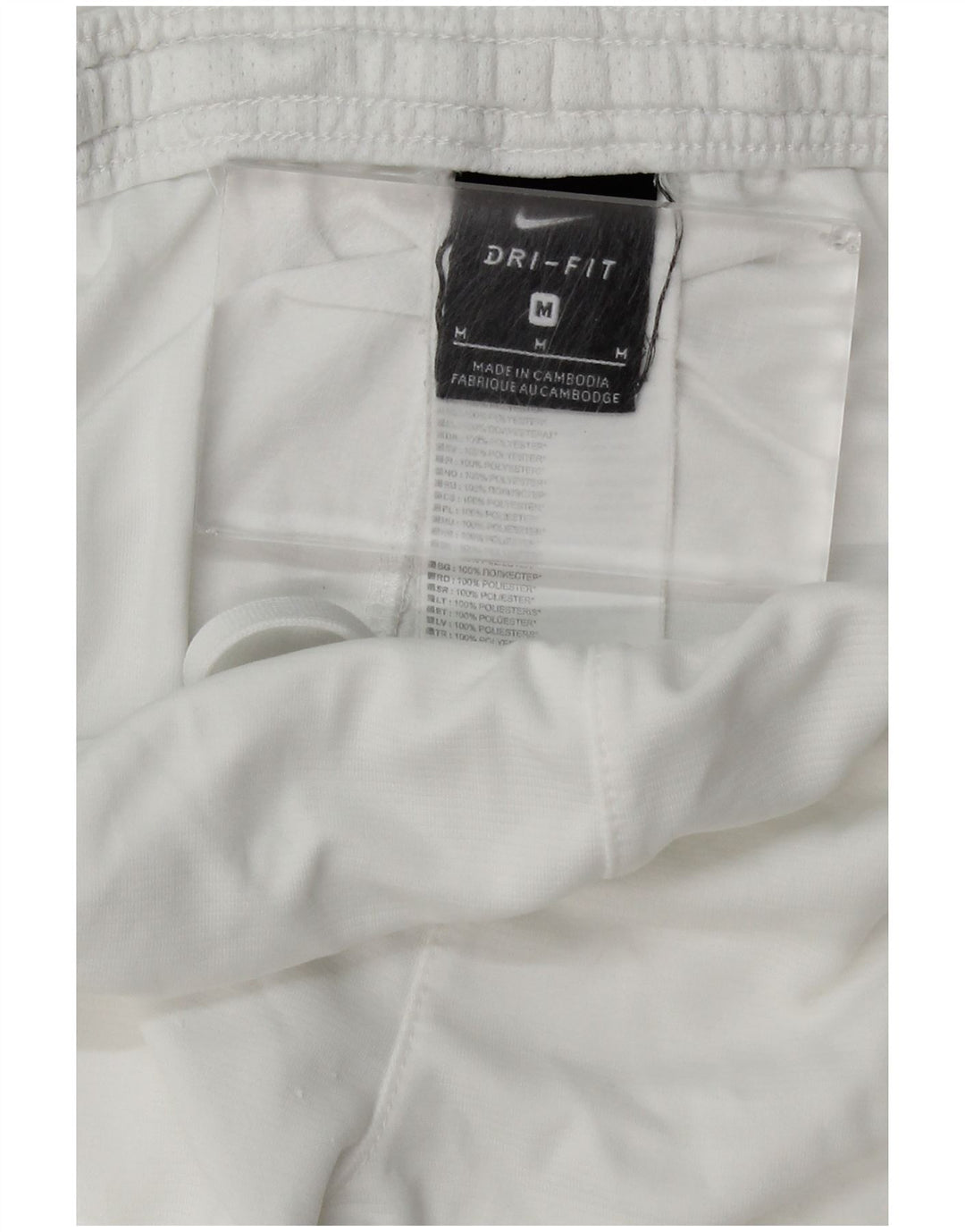 Мужские спортивные шорты Nike Dri Fit, средний белый полиэстер