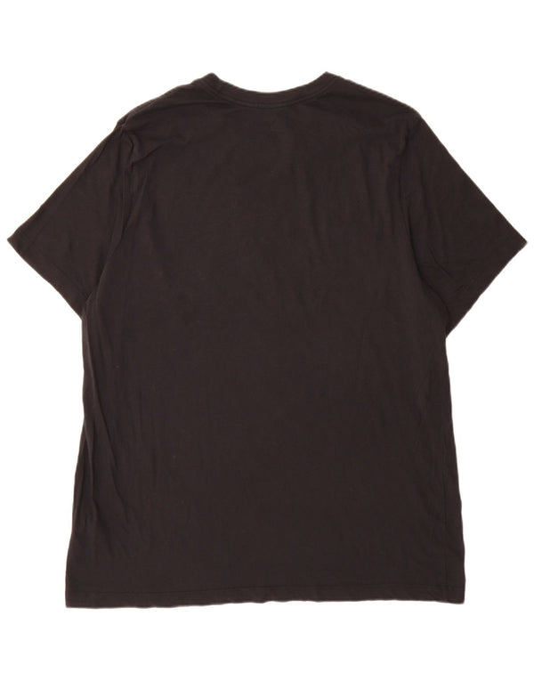 Мужская футболка с рисунком Nike Top 2XL, черный хлопок