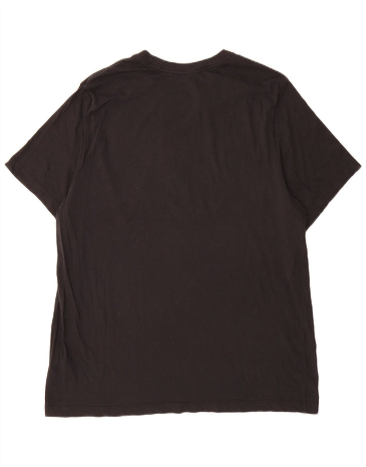 Мужская футболка с рисунком Nike Top 2XL, черный хлопок