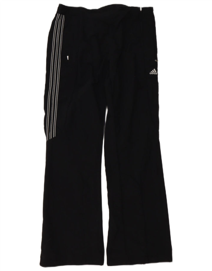 Женские спортивные брюки Adidas UK 14, средний черный полиэстер