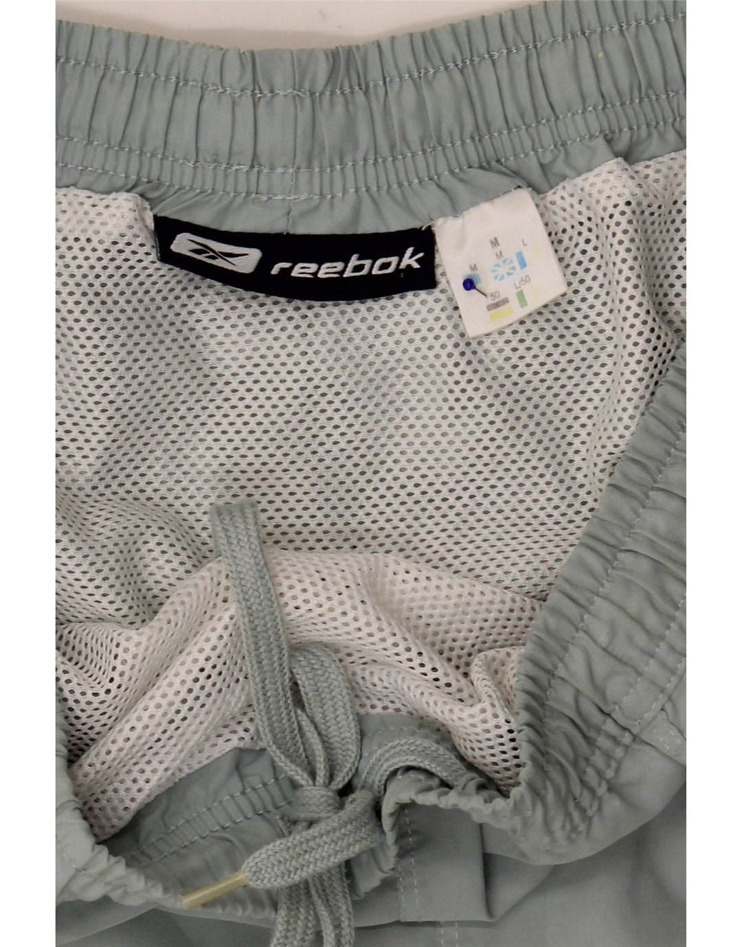 Мужские спортивные шорты Reebok, средний синий полиэстер