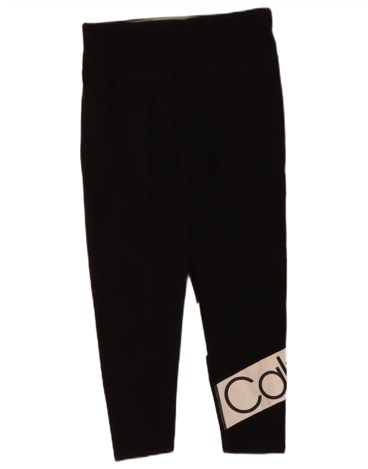 Женские капри с рисунком CALVIN KLEIN, Великобритания, 14, большие черные цветные блоки