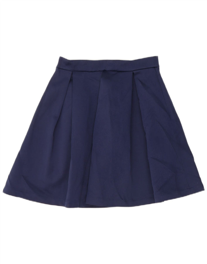 GUESS Женская юбка-трапеция W28, средний темно-синий полиэстер