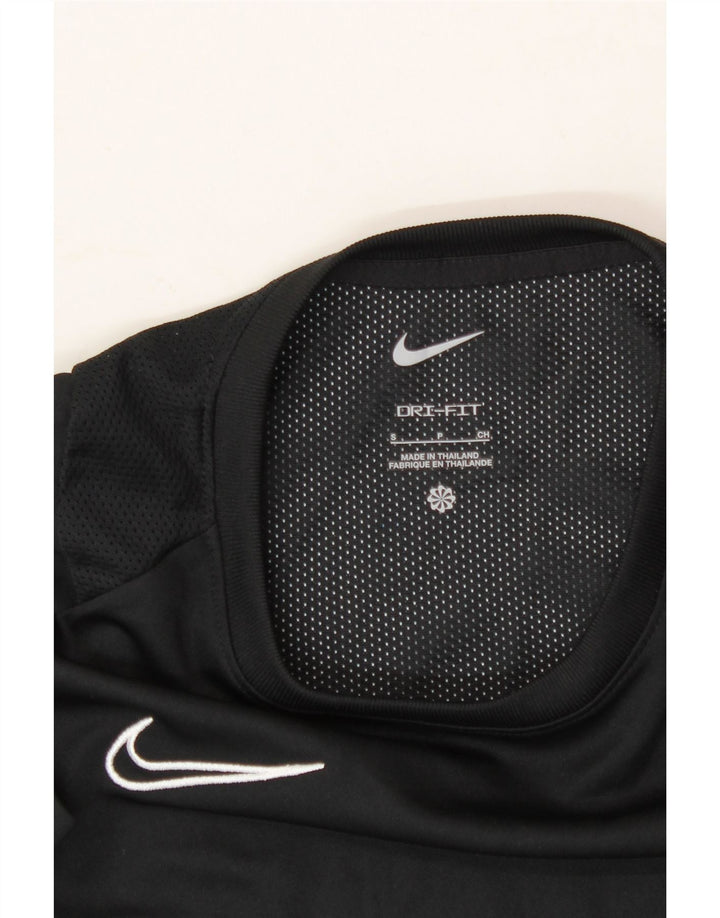 NIKE Womens Dri Fit T-Shirt Top UK 10 Small Black Vintage Nike and Second-Hand Nike from Messina Hembry 