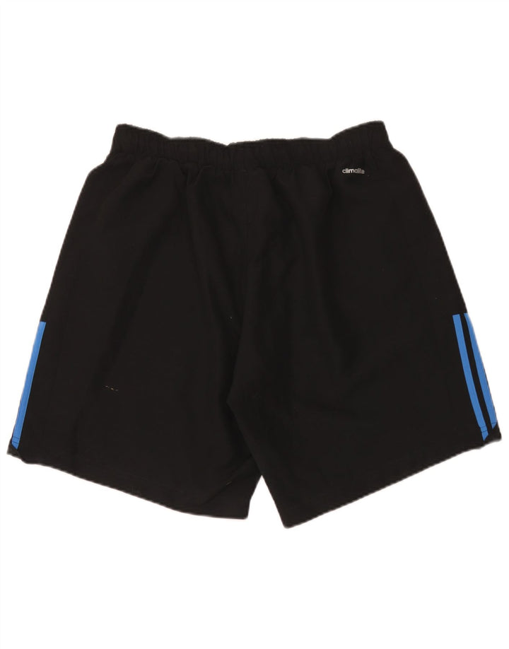 Мужские спортивные шорты Adidas Climalite, большие черные из полиэстера