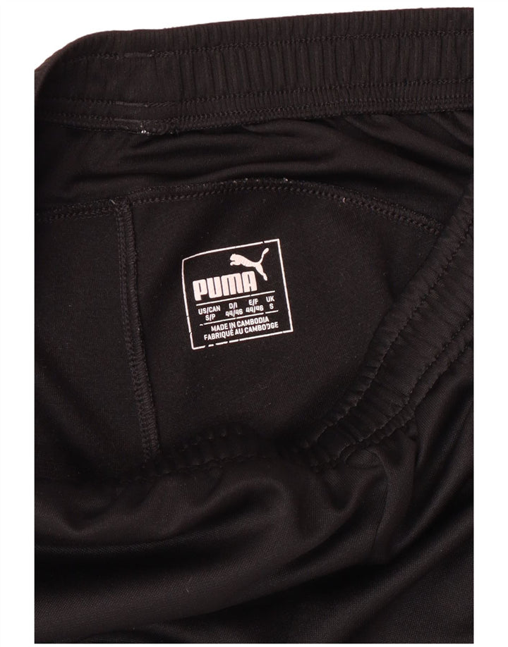 Мужские спортивные брюки Puma, маленькие черные полиэстер с цветными блоками