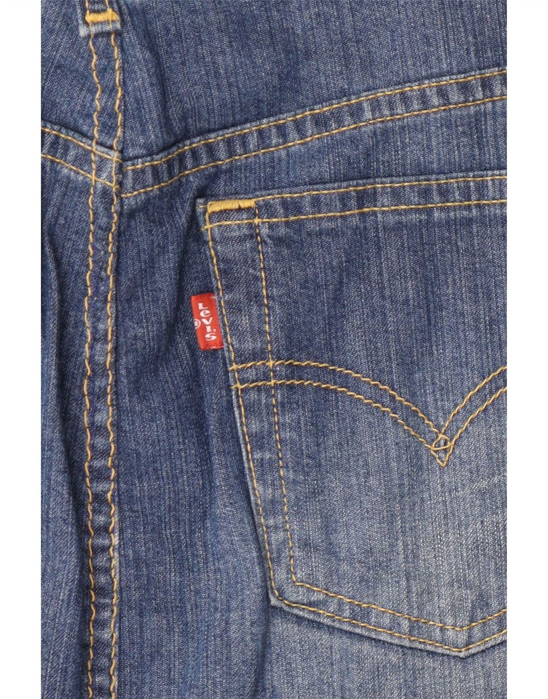 Женская джинсовая юбка Levi's W30, средний синий