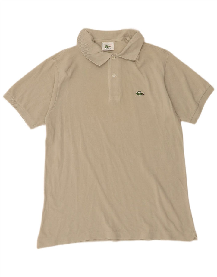 Мужская рубашка-поло Lacoste, размер 4, средний зеленый хлопок, хлопок