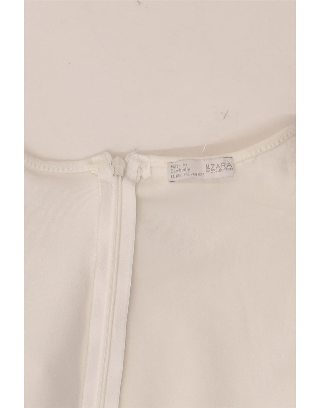 Женский комбинезон с короткими рукавами ZARA UK 8, маленький W28, белый