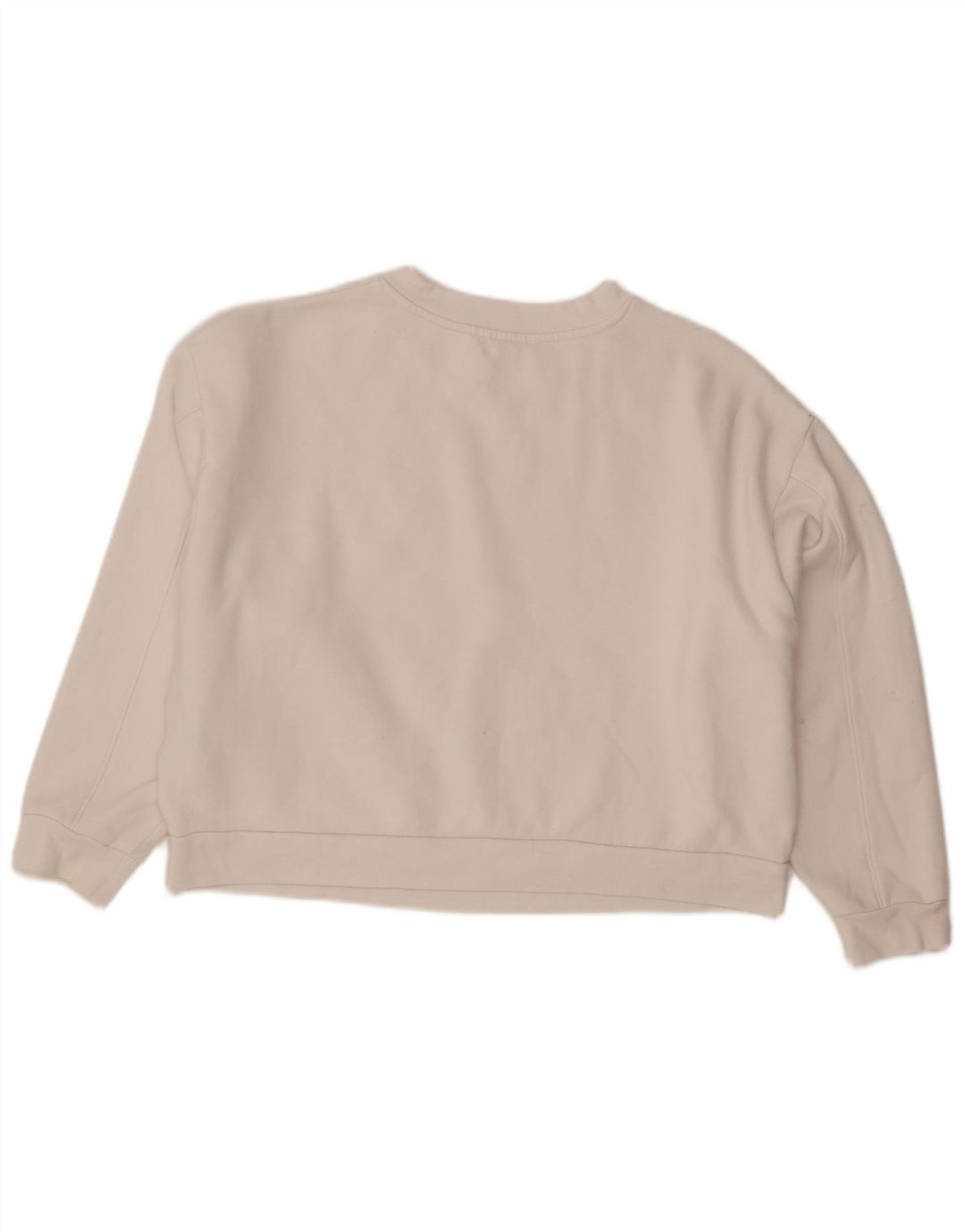 Женский укороченный свитшот оверсайз с рисунком Levi's, Великобритания, 14, большой белый